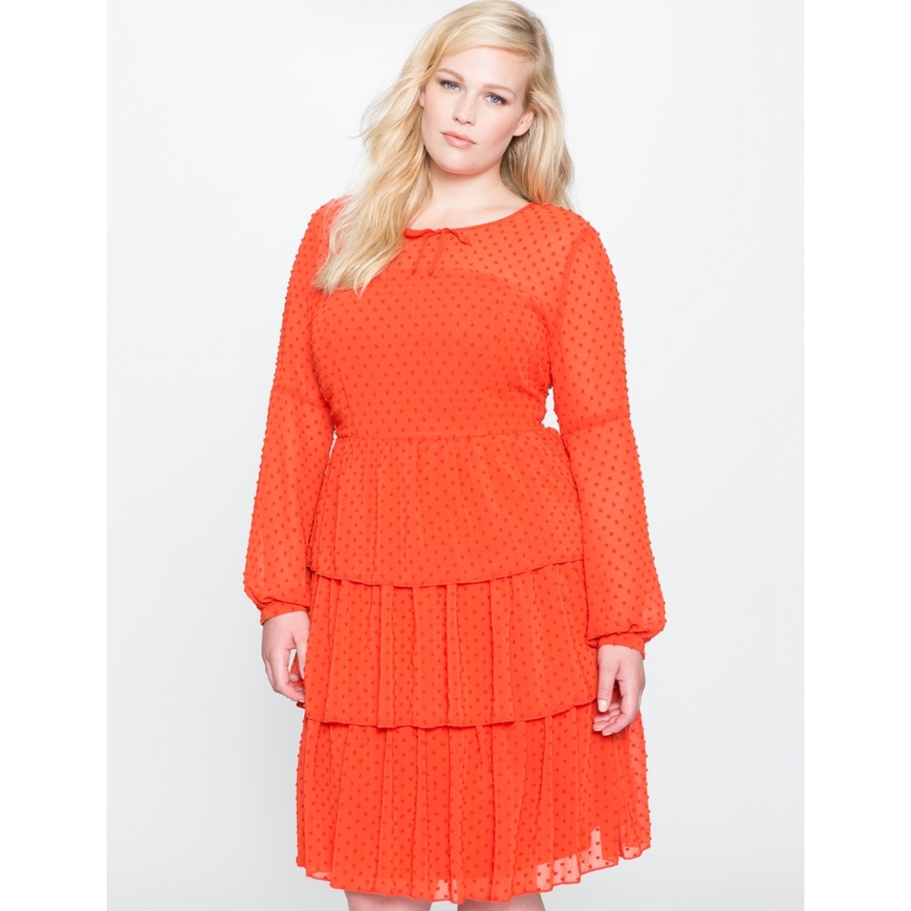 Eloquii | Tiered Ruffle Dress